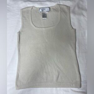 Euro-X pearl sleeveless Top
